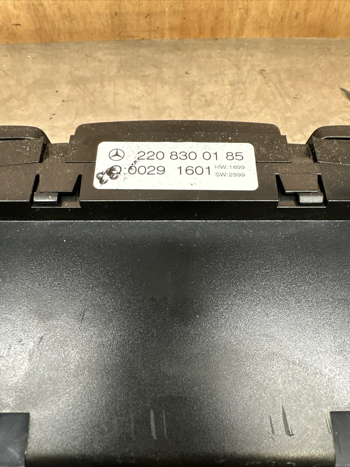 MERCEDES BENZ CL CLASS 215 SERIES 2000-2006 HEATER/AC CONTROLLER A2208300185