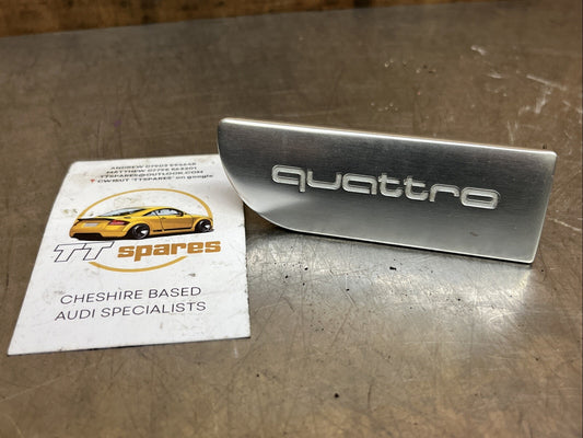 Audi tt mk1 98-06 quattro badge glove box