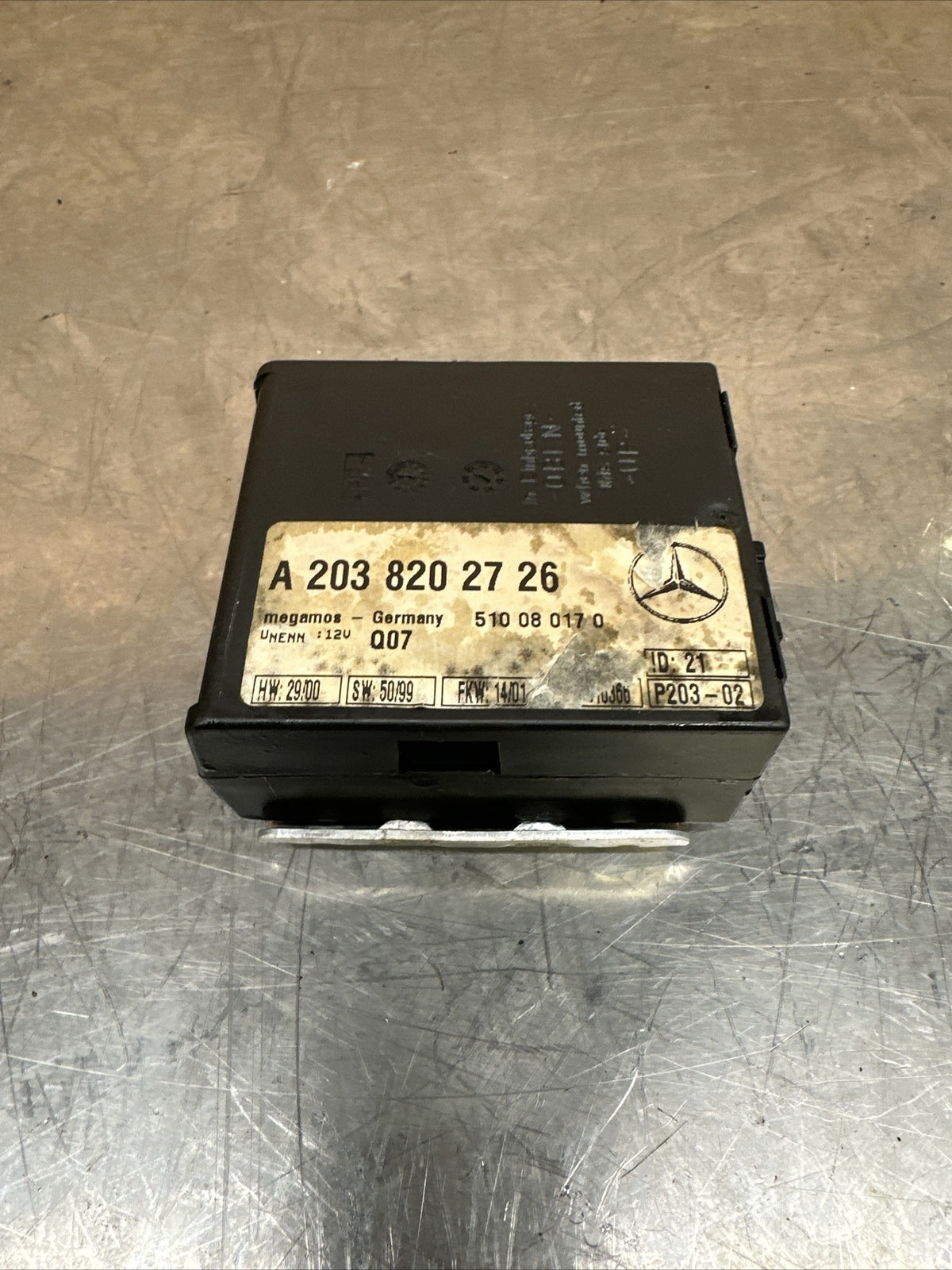 GENUINE MERCEDES BENZ C CLASS W203 S203 ALARM CONTROL UNIT MODULE - A2038202726
