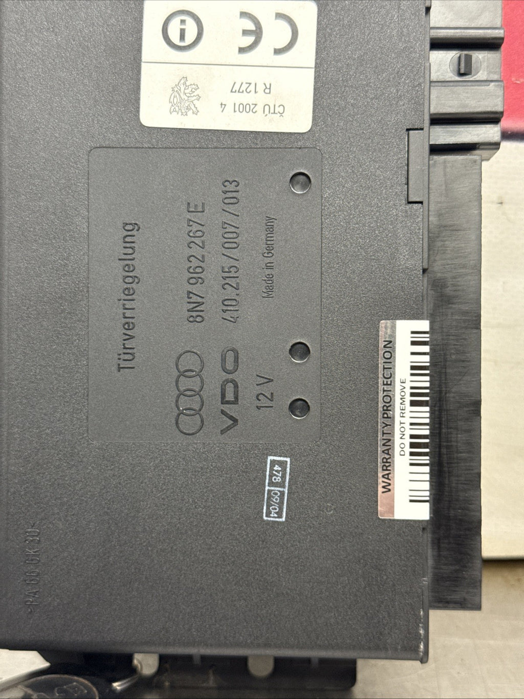 Audi TT 8N Mk1 Roadster Convenience Central Locking Module 8N7962267E 12WARRANTY