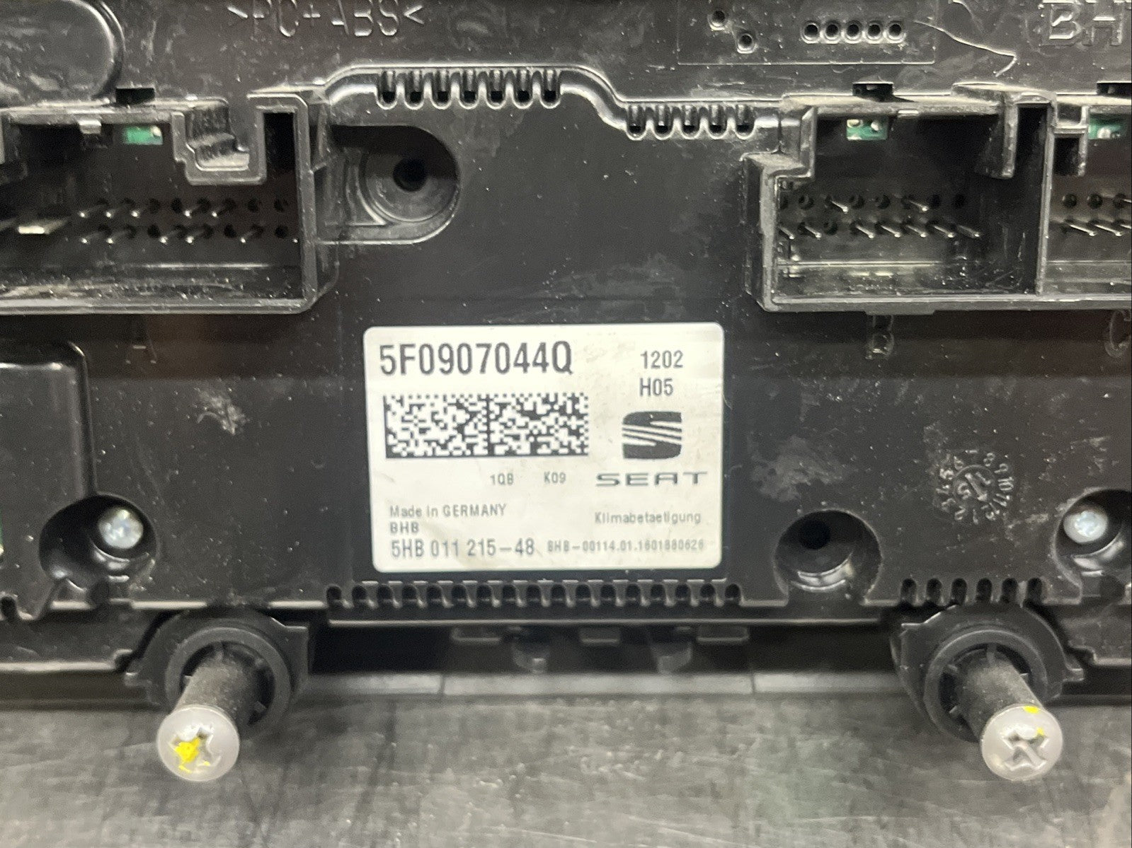 2012-2020 MK3 5F SEAT LEON HEATER CONTROL PANEL ASSEMBLY 5F0907044q