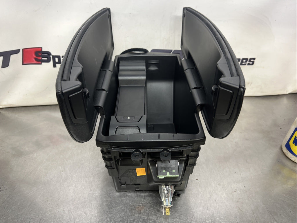 BMW X5 E70 07-13 CENTRE CONSOLE ARMREST BLACK LEATHER 0111258