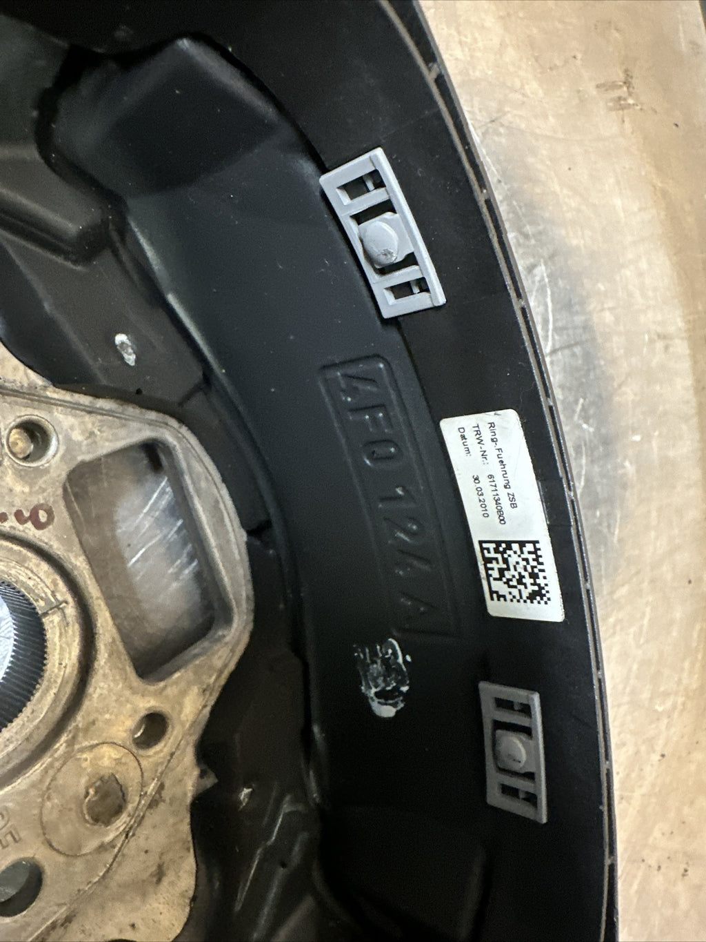 8T0419091 AUDI A5 8T 07-16 3 SPOKE STEERING WHEEL BLACK LEATHER