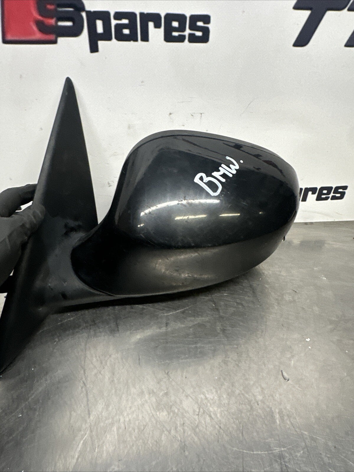 7182695 2010 BMW 3 SERIES E90 318D PASSENGER LEFT SIDE WING MIRROR BLACK 