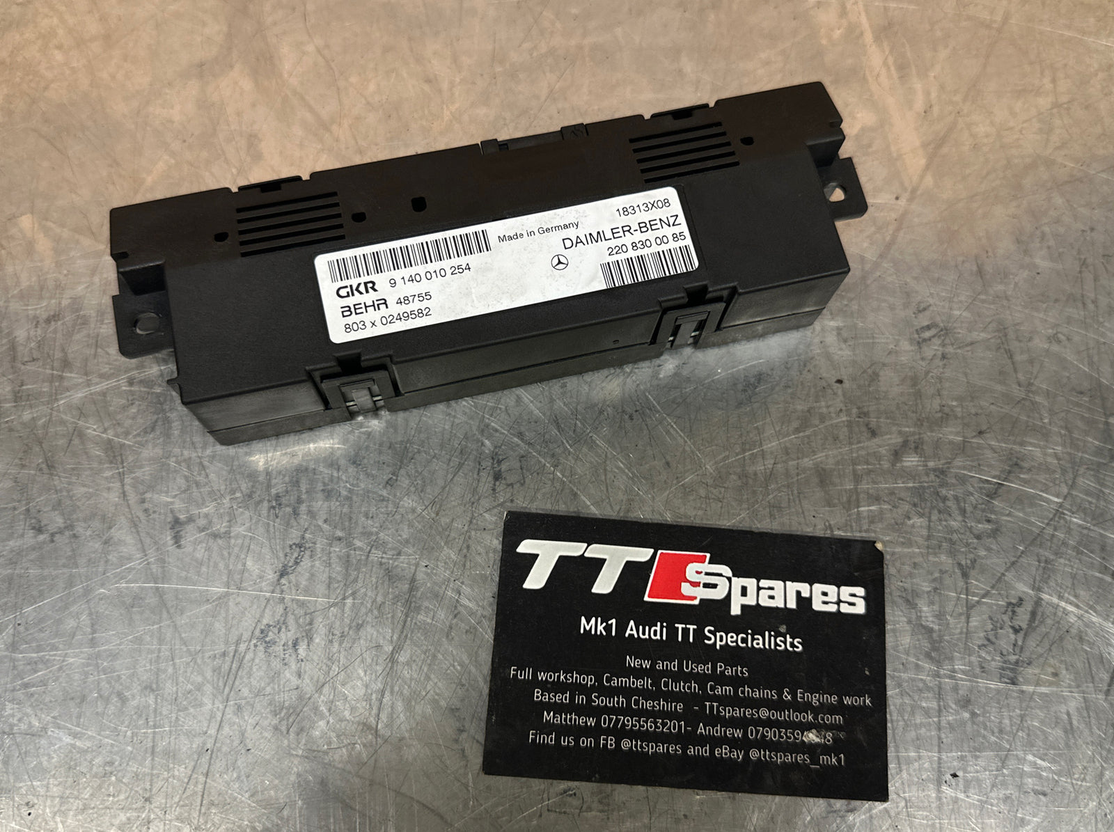 MERCEDES S-CLASS CLIMATE HEATER CONTROL UNIT ECU 2208300085 W220 2002 - 2005