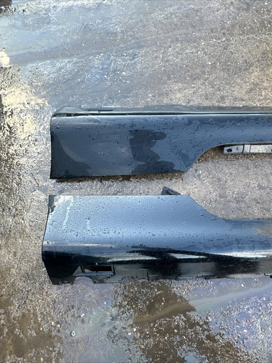 AUDI TT MK2 8J 2007-14 PAIR SIDE SKIRTS SILL COVER BLACK 8J0853855 8J0853856