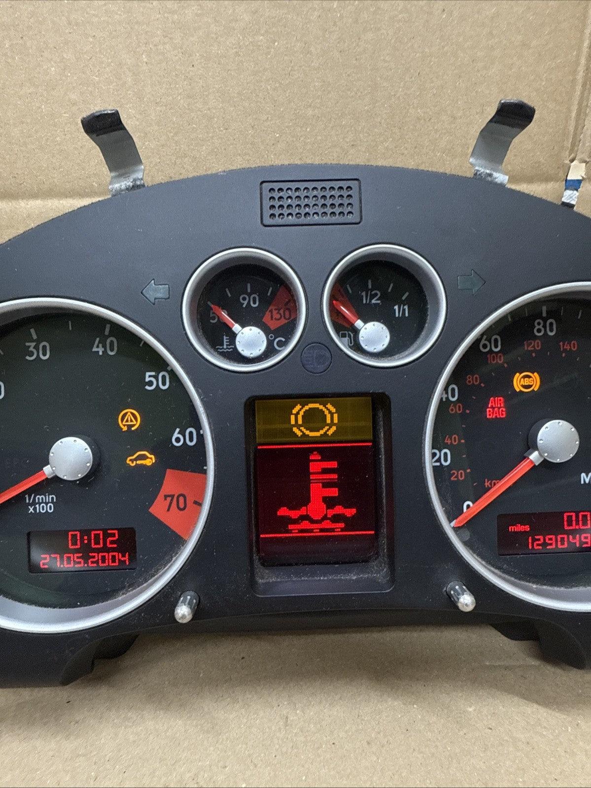 AUDI TT 8n mk1 225hp DASH CLOCKS INSTRUMENT CLUSTER SPEEDO 8N2920980A No code