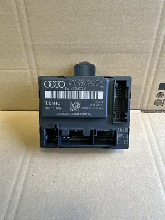 2007 AUDI S6 C6 PASSENGER SIDE FRONT DOOR CONTROL MODULE 4F0959792E