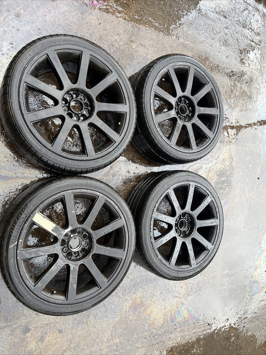 4x Audi TT Repli 9 Spoke 8N Alloy Wheels+Tyres GTI VW Golf MK4 A3