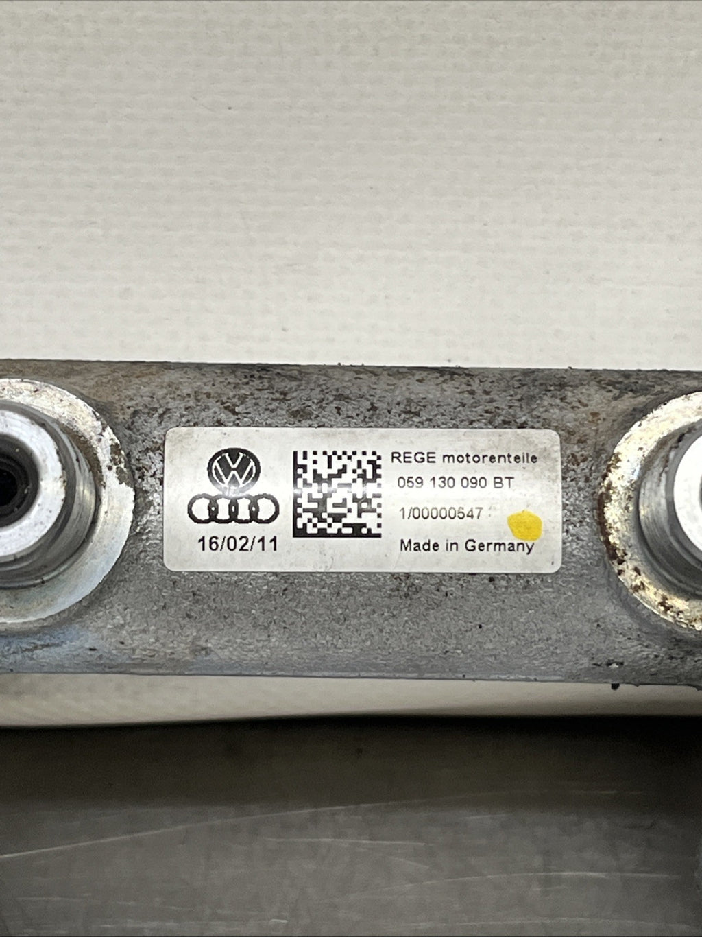 AUDI Q7 S LINE 3.0 DIESEL 2011 FUEL RAIL 059130090BT