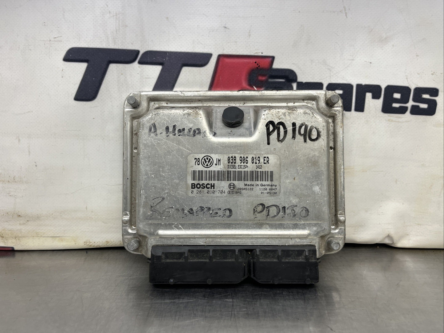 2001 VW PASSAT 1.9 DIESEL ENGINE CONTROL UNIT 038906019ER