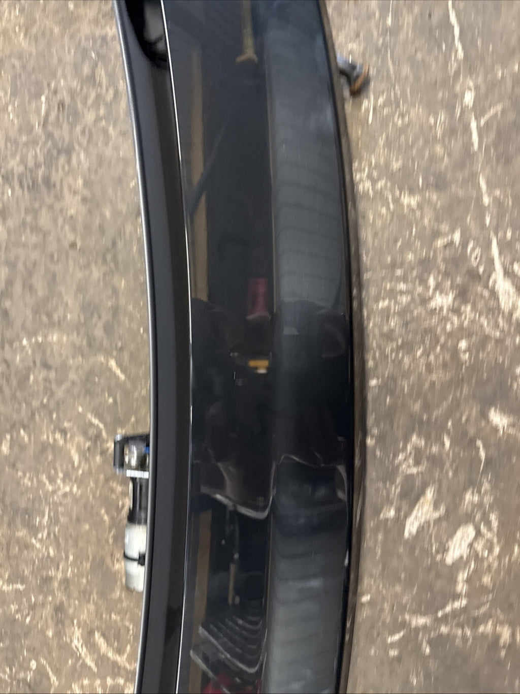 AUDI TT ROADSTER BLACK REAR TAILGATE SPOILER WITH MOTOR 2007 TO 2014 8J7827934