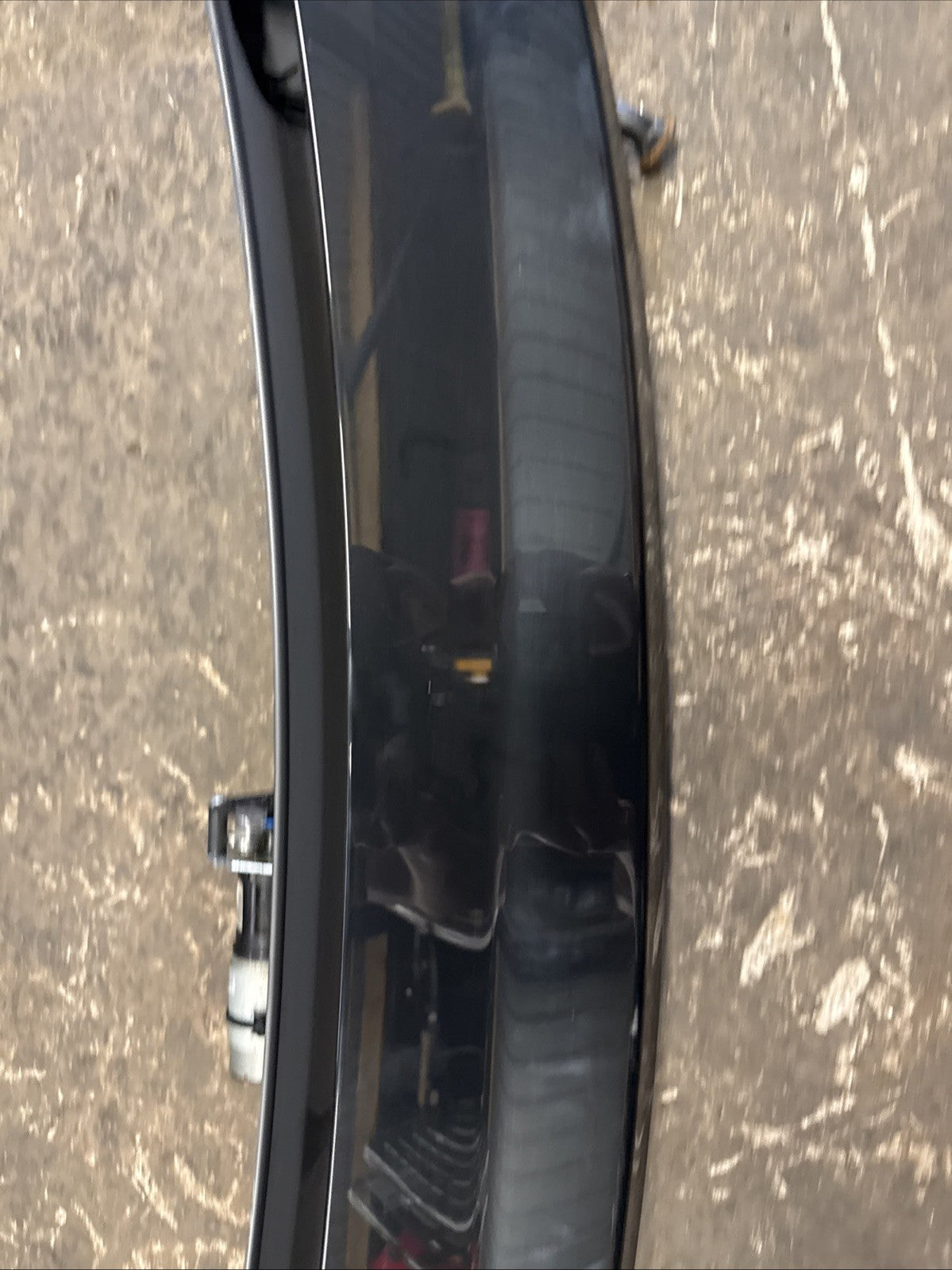 AUDI TT ROADSTER BLACK REAR TAILGATE SPOILER WITH MOTOR 2007 TO 2014 8J7827934