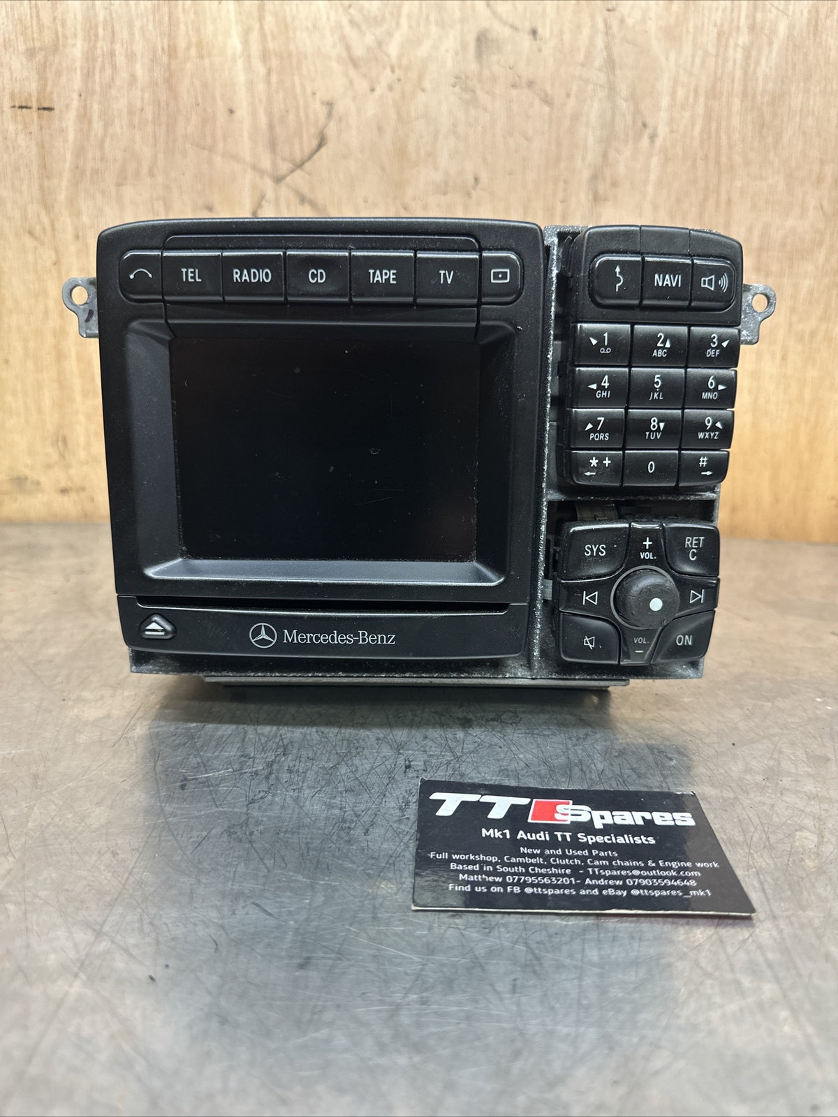 MERCEDES S CLASS HEAD UNIT W220 RADIO A2208203789