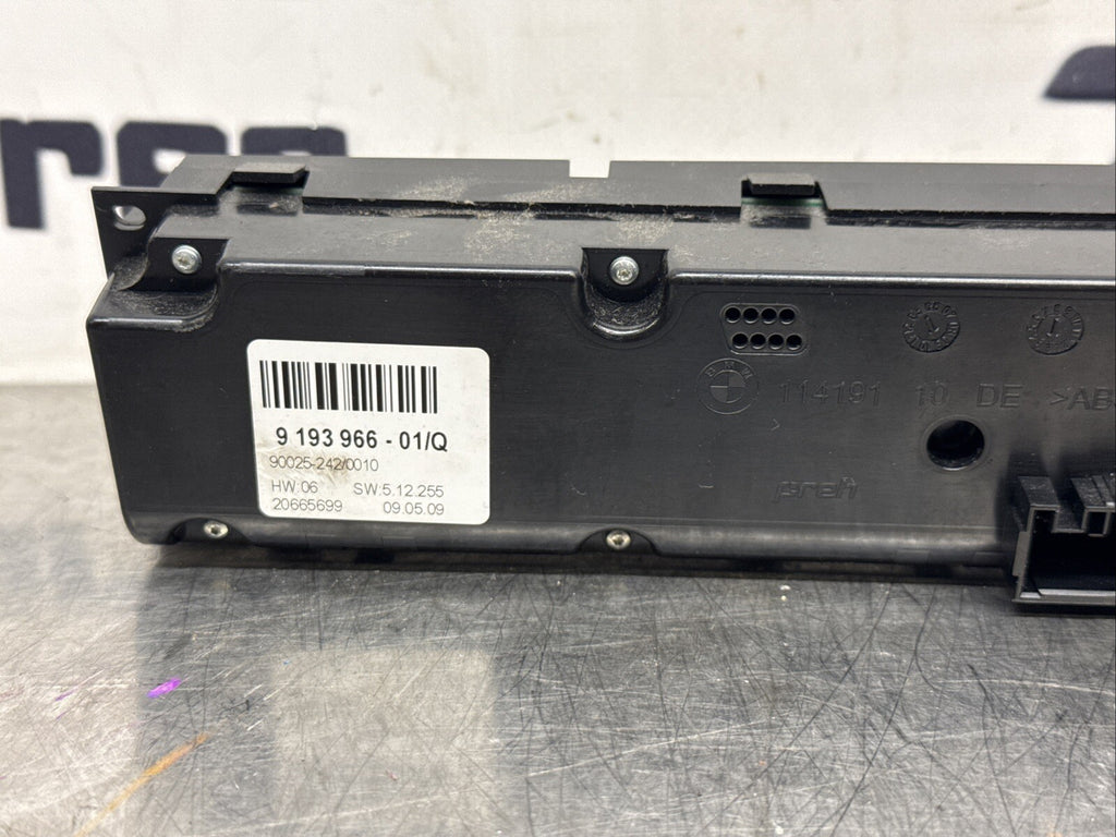 BMW X5 X6 E70 E71 Control Unit Panel Automatic Air Conditioning A/C High