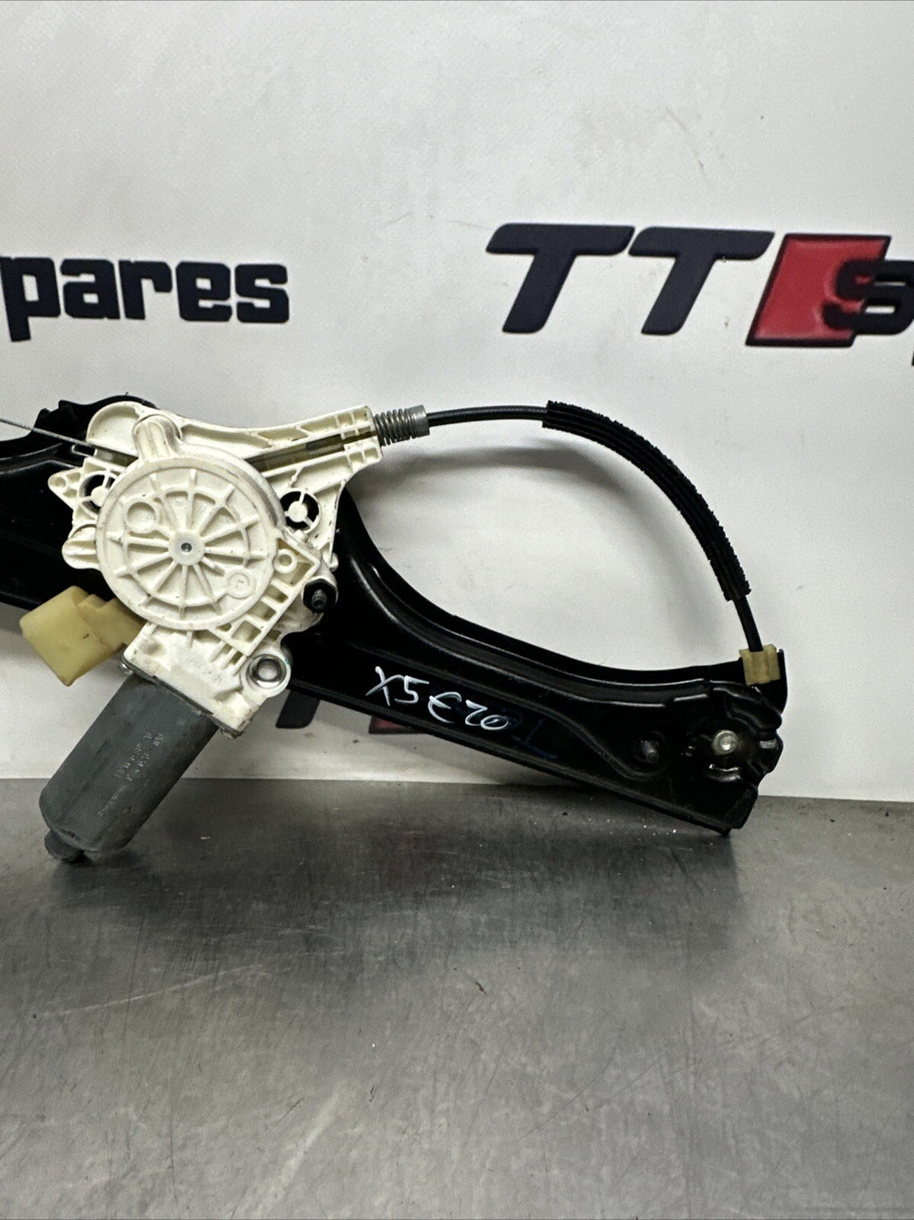  7166381e Bmw X5 2010 E70 Nsr Passengers Rear Left Window Regulator + Motor -