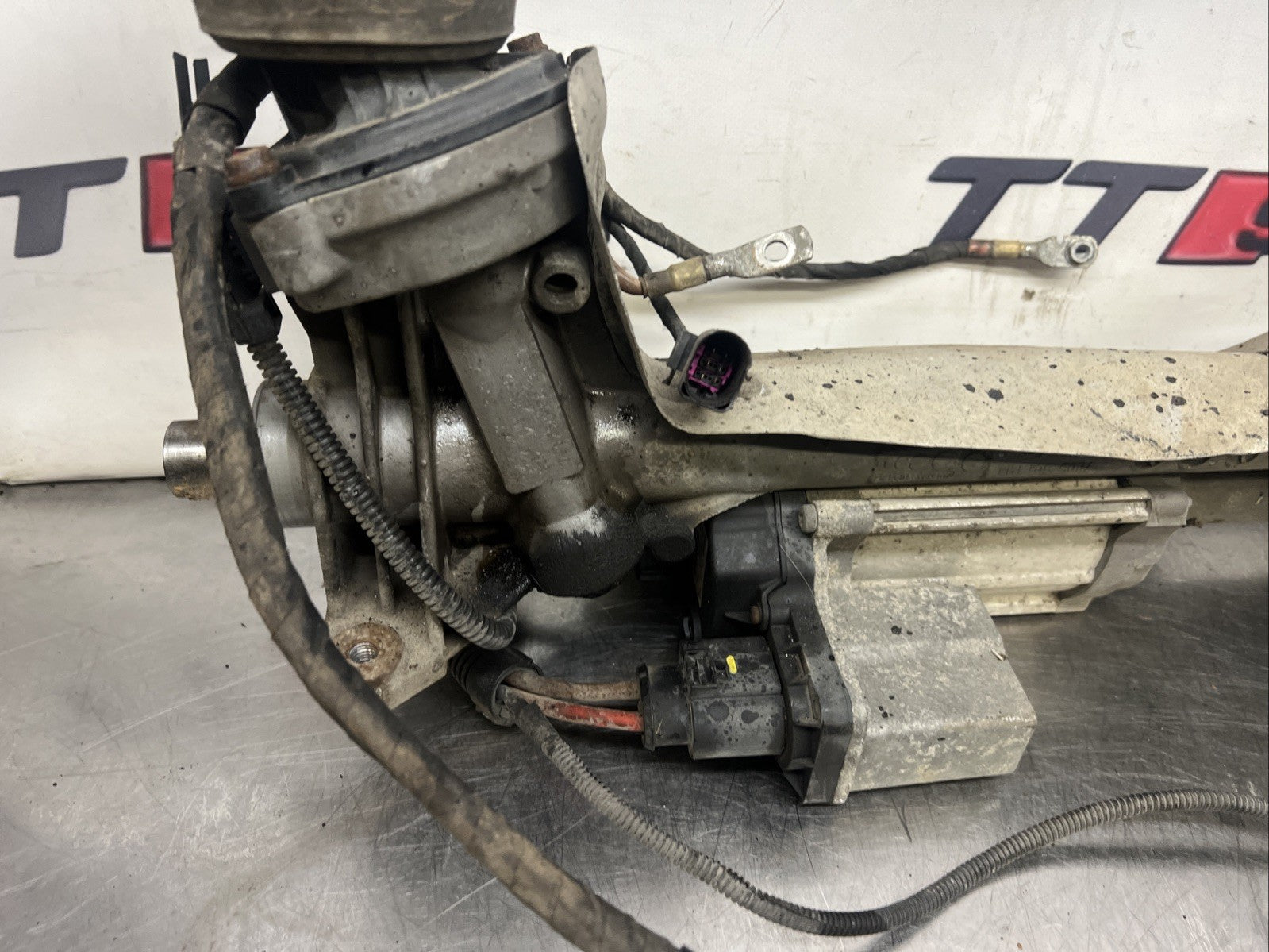 2007 AUDI TT 8J V6 QUATTRO 3.2 POWER STEERING RACK 8J2909143B 8J2423051D