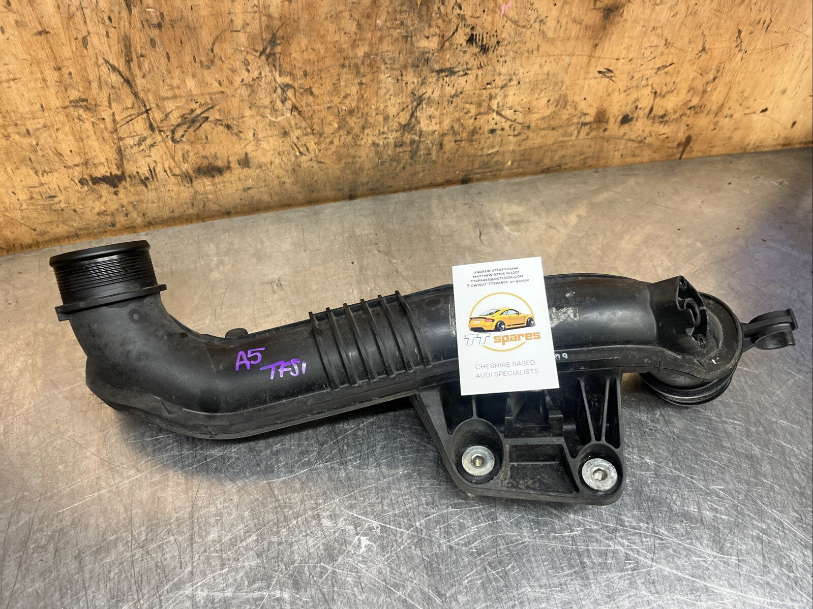 8K0145673A GENUINE 08-12 AUDI A4 B8 1.8 INTERCOOLER PIPE