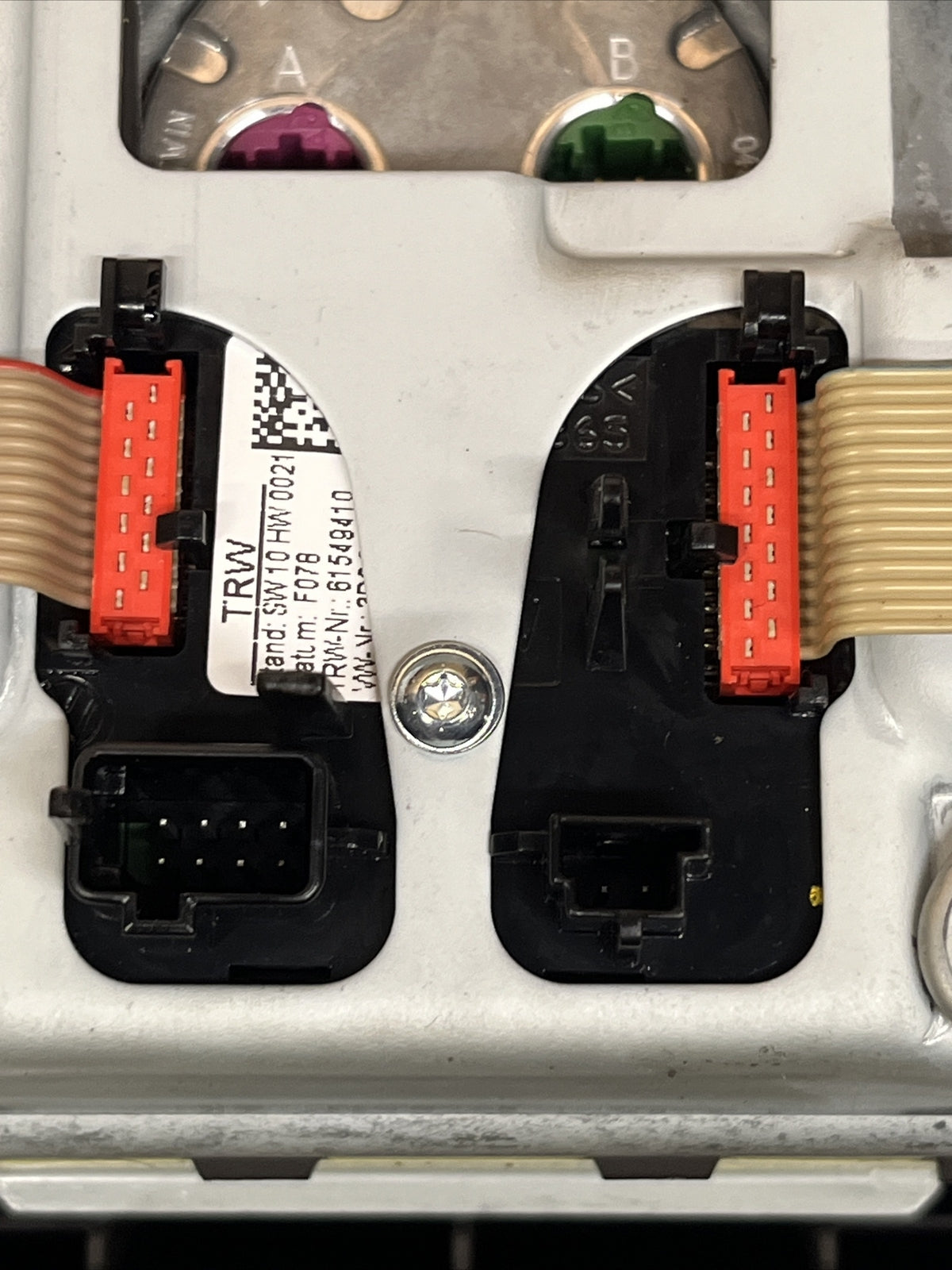 Volkswagen Touareg 06-10 Facelift Steering Wheel Airbox 7L6880201EN Brown