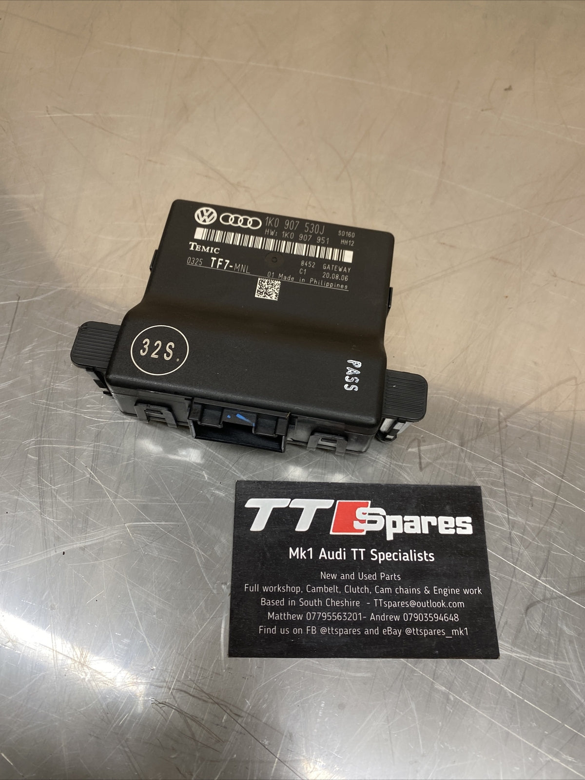 AUDI TT 2006 Mk2 (8J) Gateway Control Module 1K0907530J