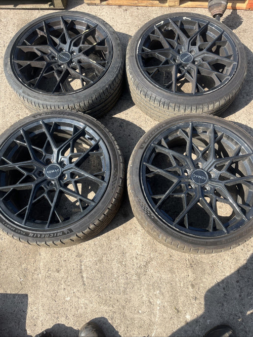 19 Inch Romac Alloys with Good Tyres . 5x112 Leon Golf Cupra