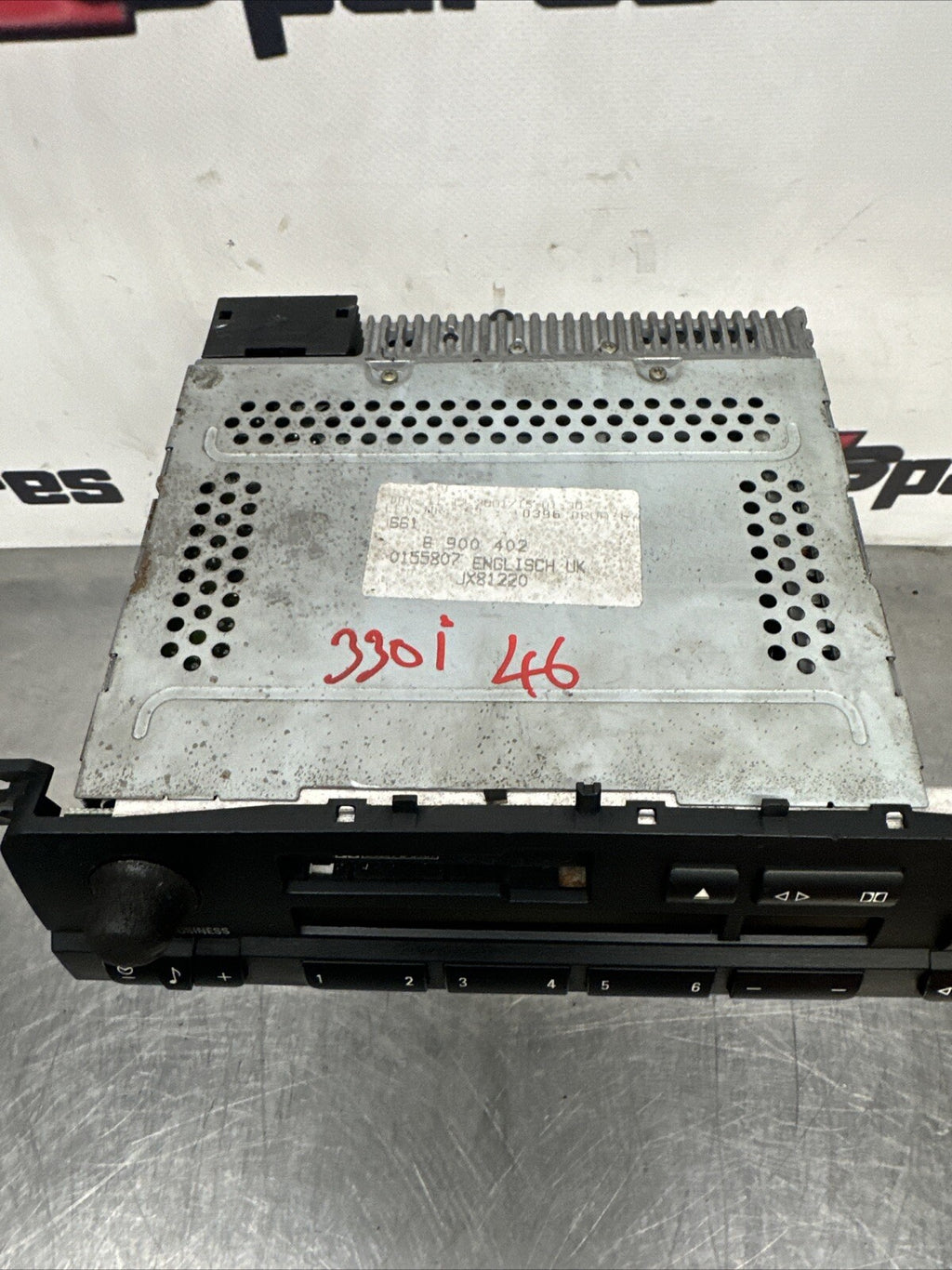 6935629 2001-2005 BMW E46 3 SERIES RADIO CD STEREO  HEAD UNIT  NO RADIO CODE