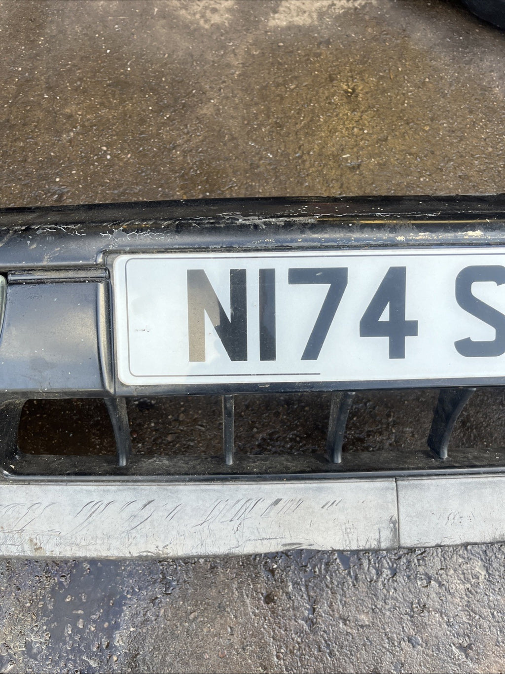VW Golf MK3 VR6 Golf Front Bumper In Black LC9Z
