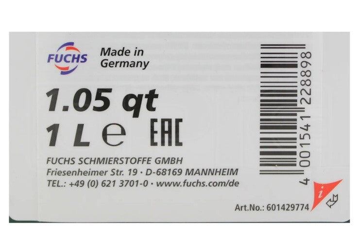 Fuchs Titan CHF 11S VW Audi SEAT Skoda Green Power Steering Fluid Oil - 1 Litre