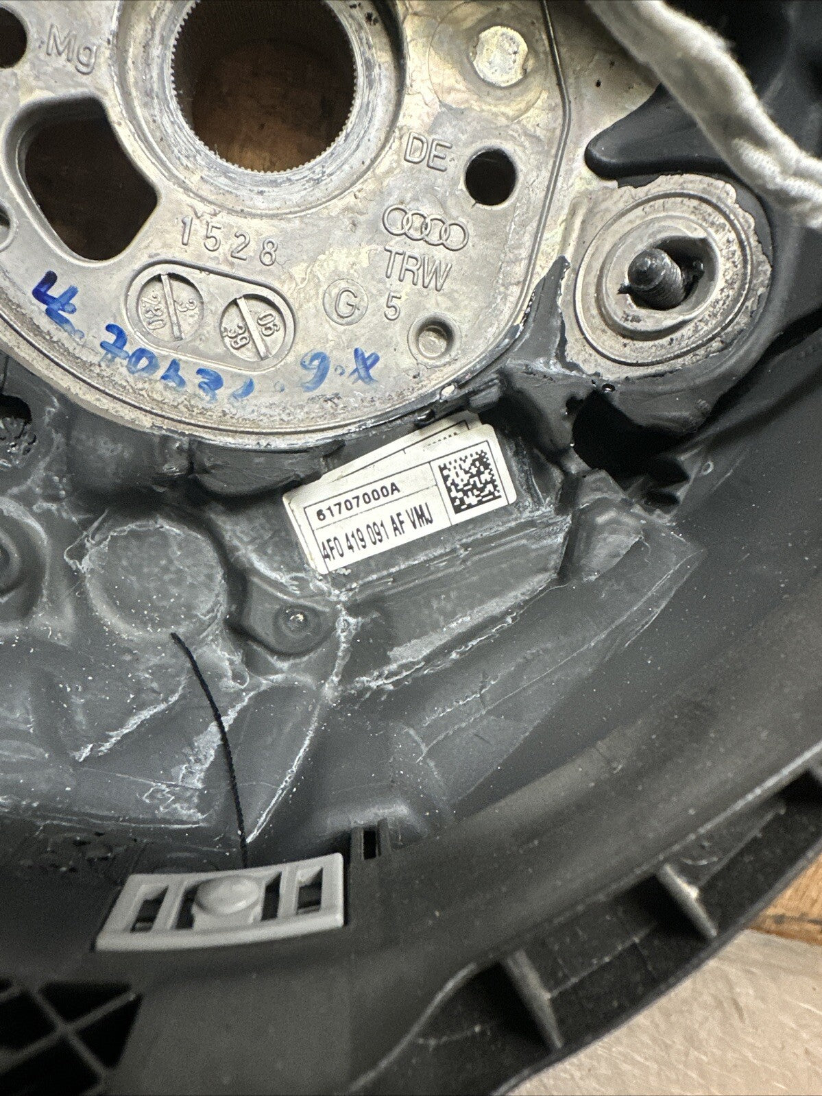 2006 AUDI S6 MULTIFUNCTION SPORT STEERING WHEEL 4F0419091AF