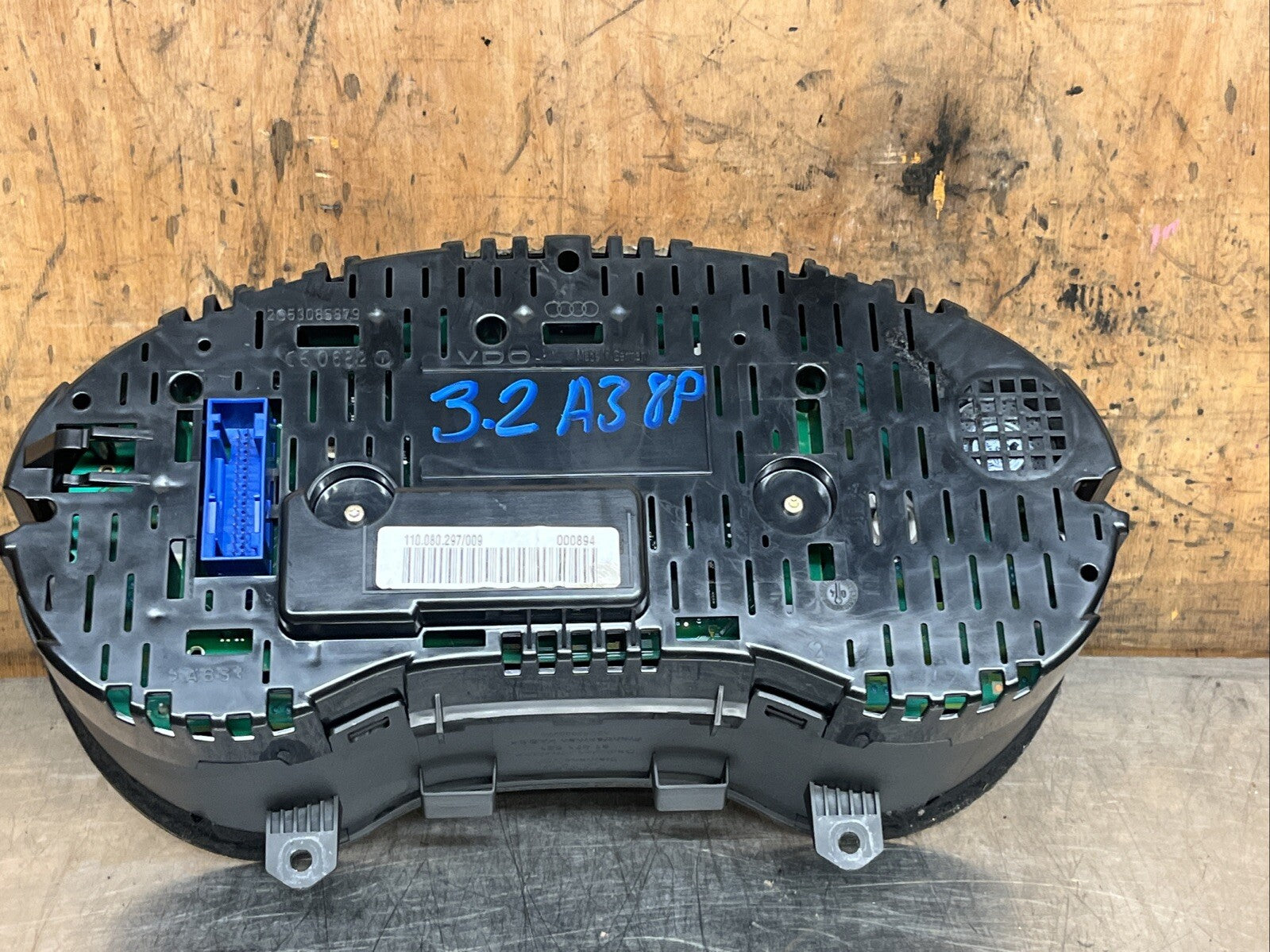 AUDI A3 8P 3.2 V6 SPEEDO CLOCKS INSTRUMENT CLUSTER ♻️ 8P0920980Q FREE P&P
