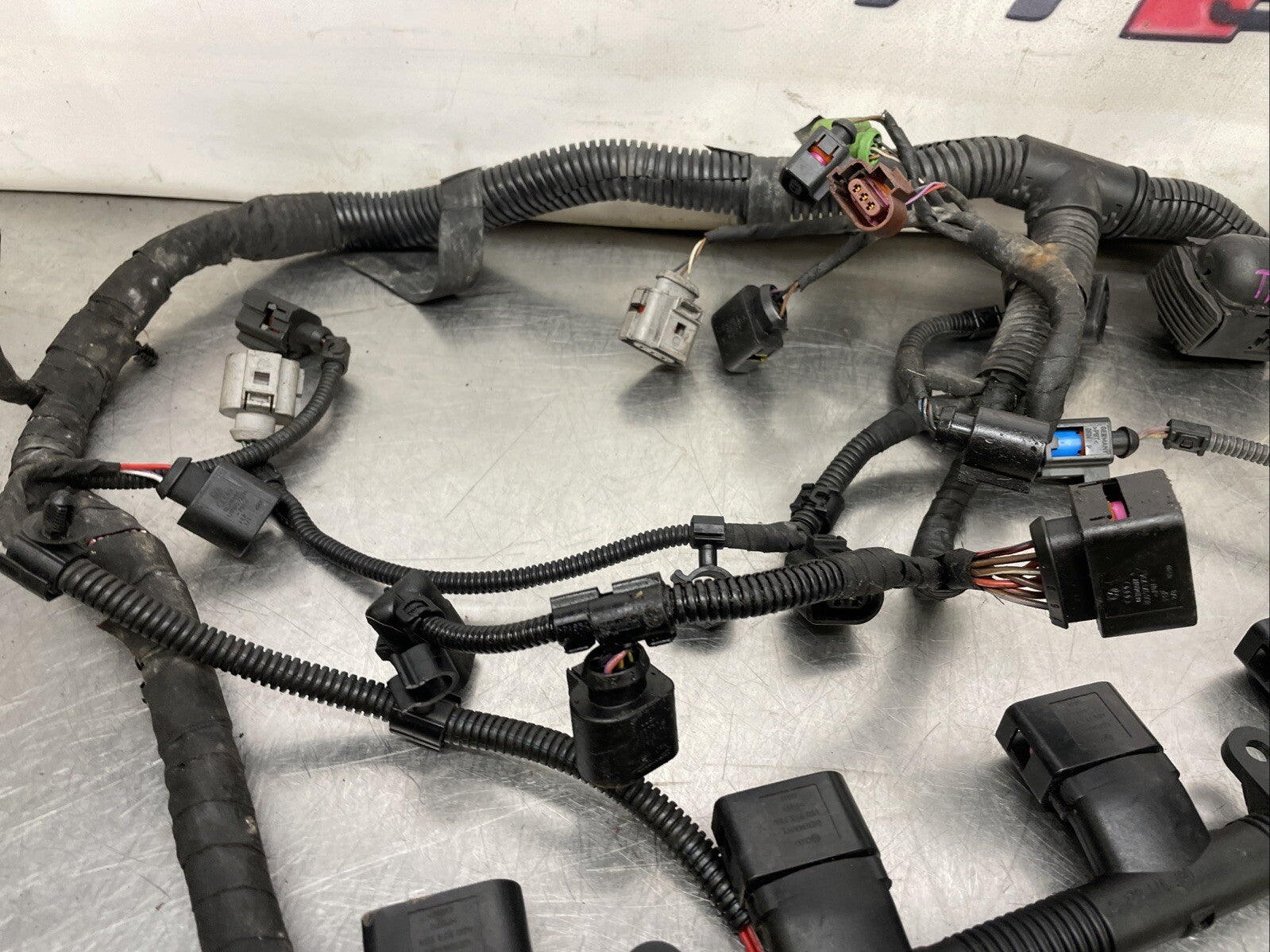 VW GOLF MK5 GTI 2.0 TFSI PETROL DSG AUTO BWA AXX ENGINE WIRING LOOM CABLE K03  