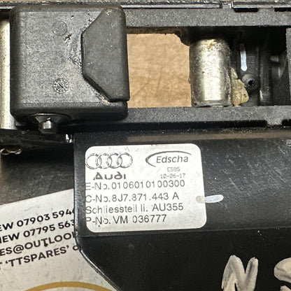 Audi TT 8J Mk2 Roadster NS Left Roof Closing Catch Latch 8J7871443A