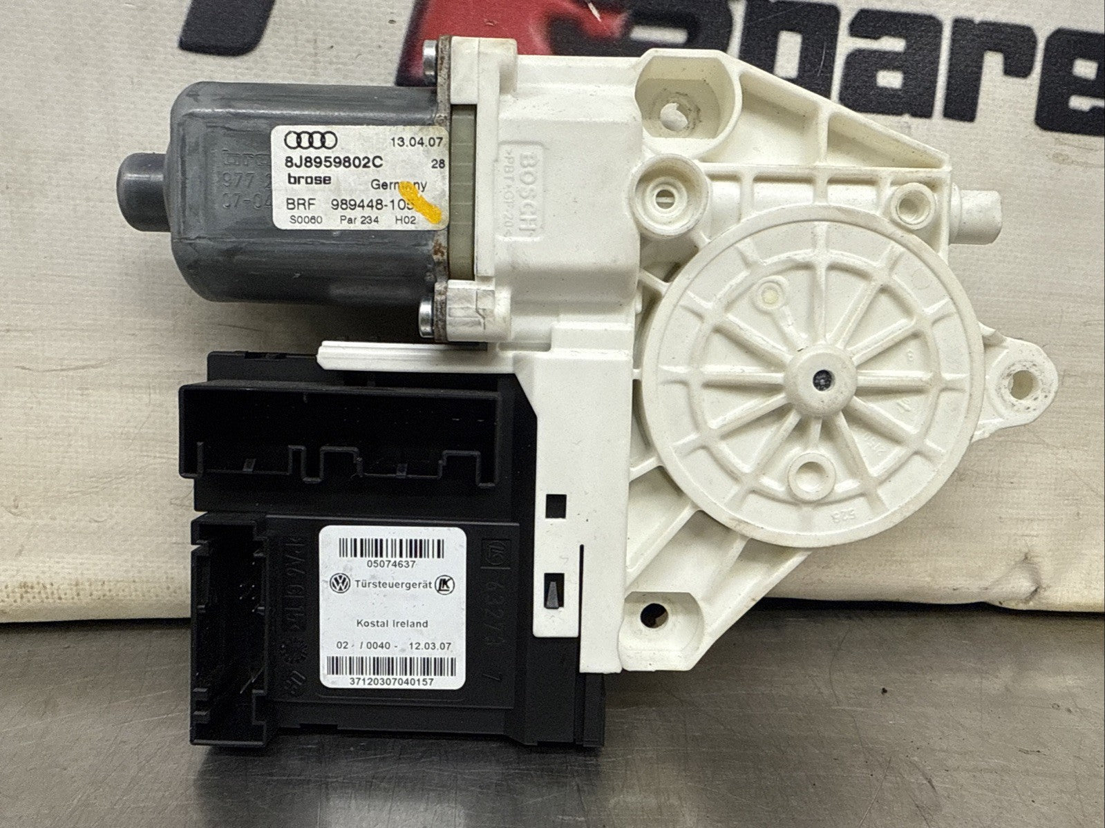 Audi TT Passenger Window Motor Nearside Mk2 06-14 8J8959802C