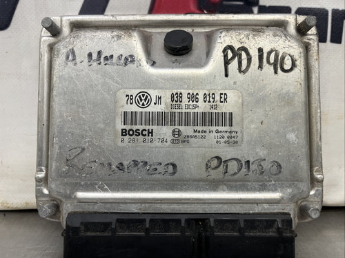 2001 VW PASSAT 1.9 DIESEL ENGINE CONTROL UNIT 038906019ER