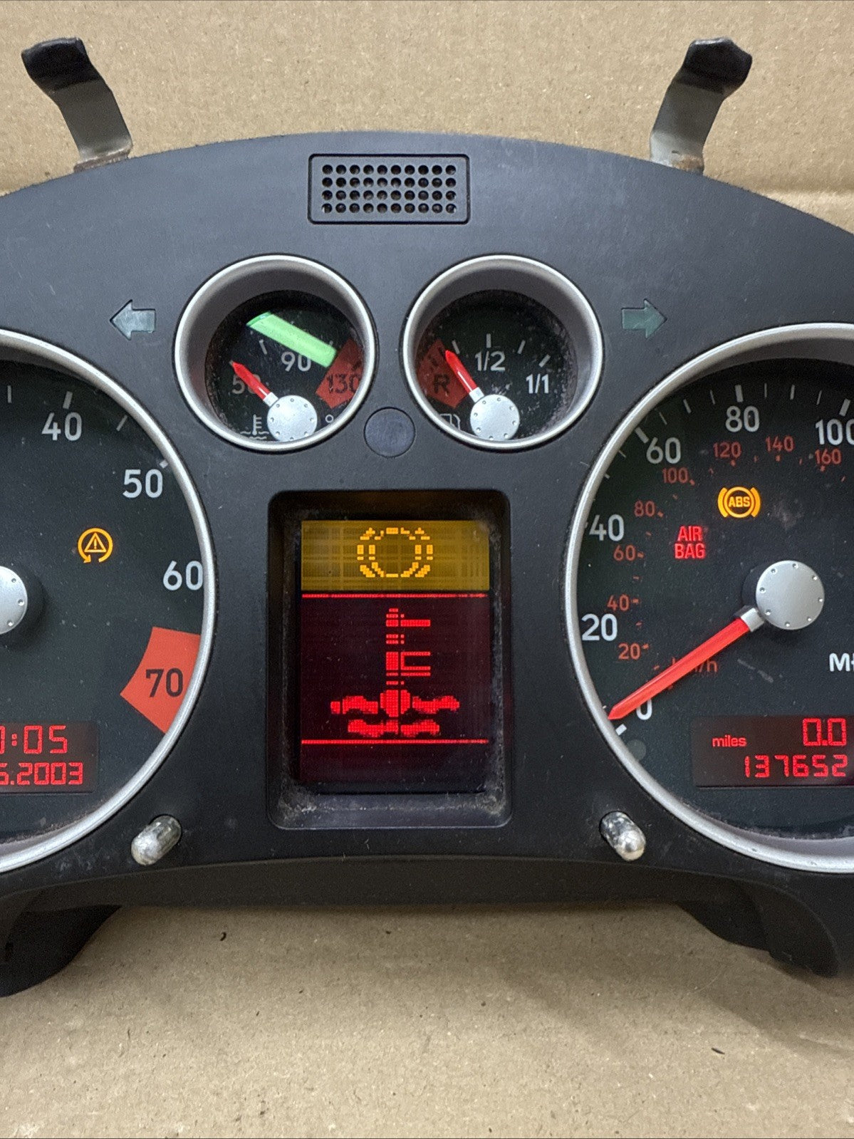 Audi TT MK1 3.2 Or QS 170mph Speedometer Instrument Cluster 8N2920980D With CODE