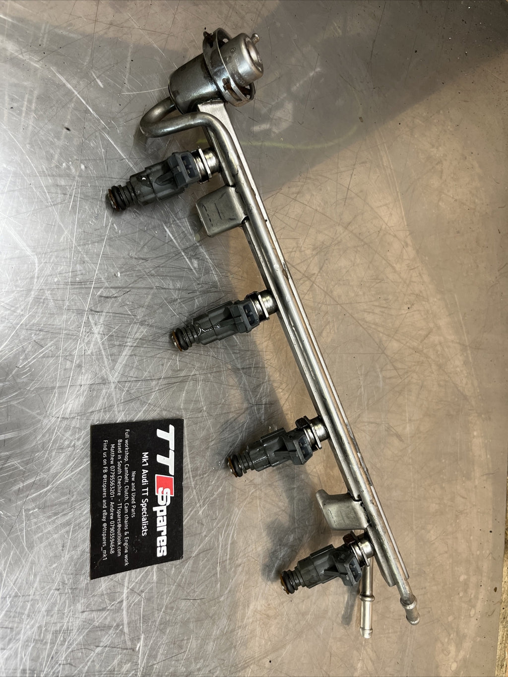 AUDI TT MK1 8N S3 8L Cupra R 1.8T 225 BHP BAM Injection Fuel Rail With Injectors