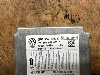 AUDI A5 8T AIRBAG CONTROL MODULE ECU 8K0959655G