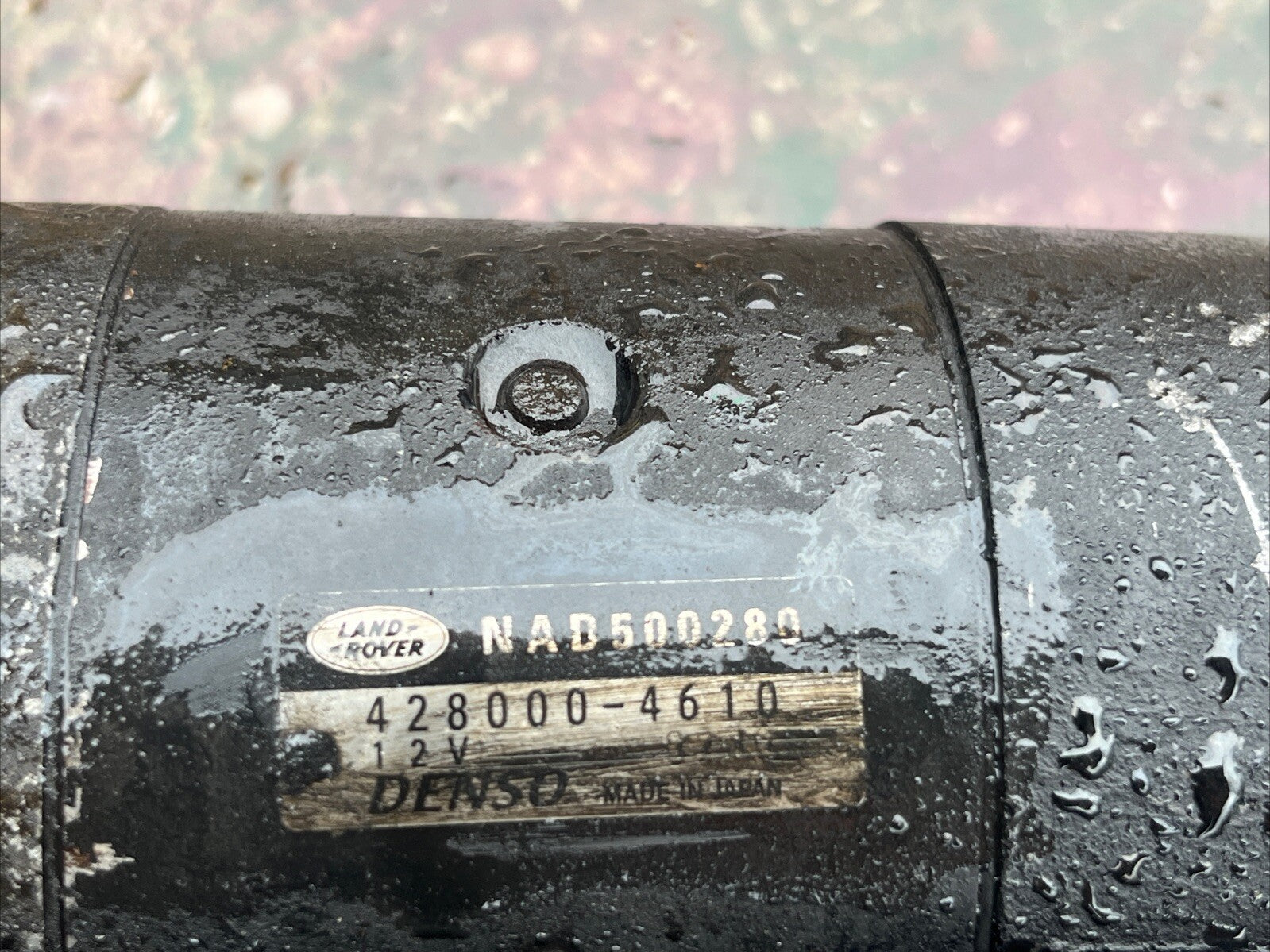 2008 RANGE ROVER  3.6TDV8 - DIESEL-448PN AUTO- STARTER MOTOR P/N:NAD500280