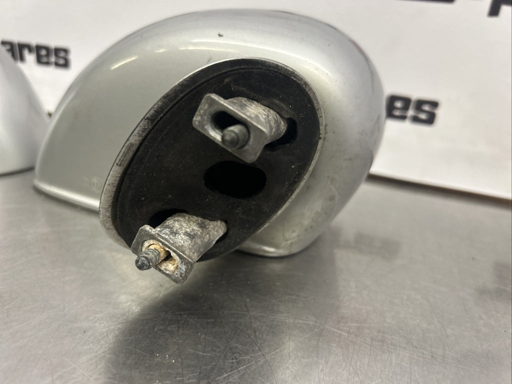 AUDI TT 8n mk1 PAIR OF WING MIRRORS DOOR SILVER LEFT+RIGHT SIDE