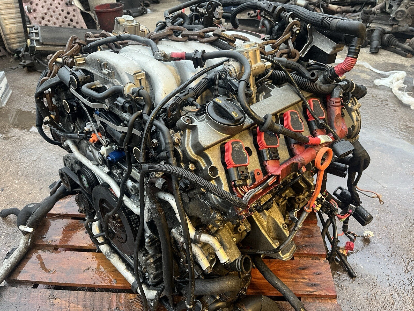 Audi S6 C6 4F COMPLETE ENGINE BXA PETROL 5.2 V10 435HP 145K MILES