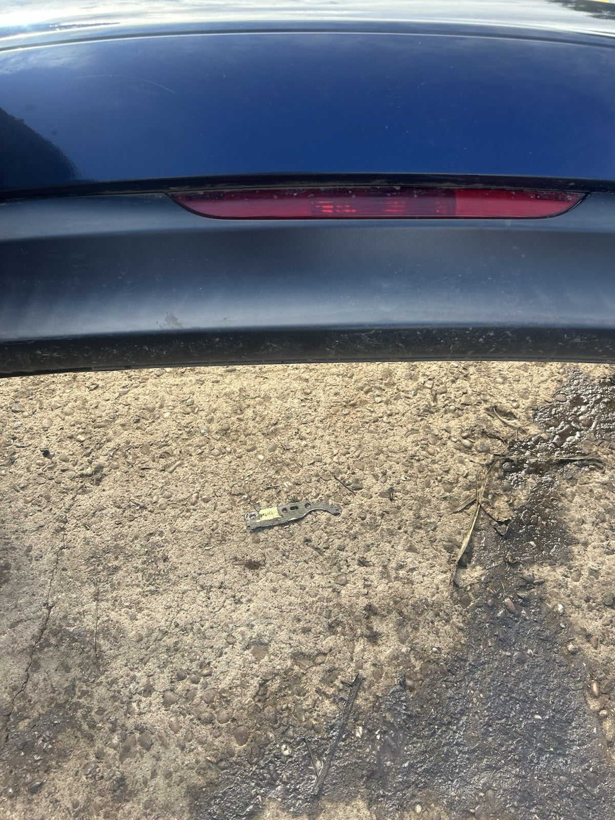 2006-2014 AUDI TT MK2 COMPLETE REAR BUMPER IN MORO BLUE PEARL   COMPLETE