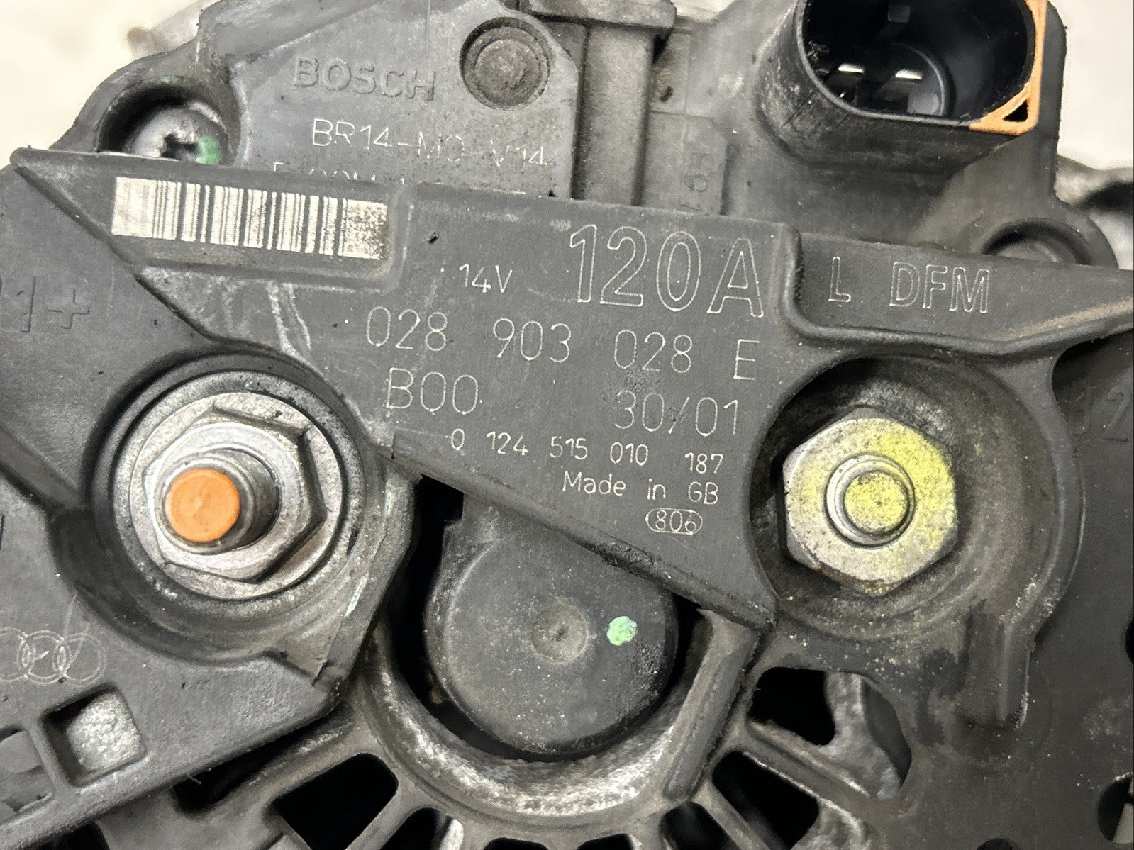 99-06 AUDI TT 1.8L Petrol ALTERNATOR 028903028E 120amp 