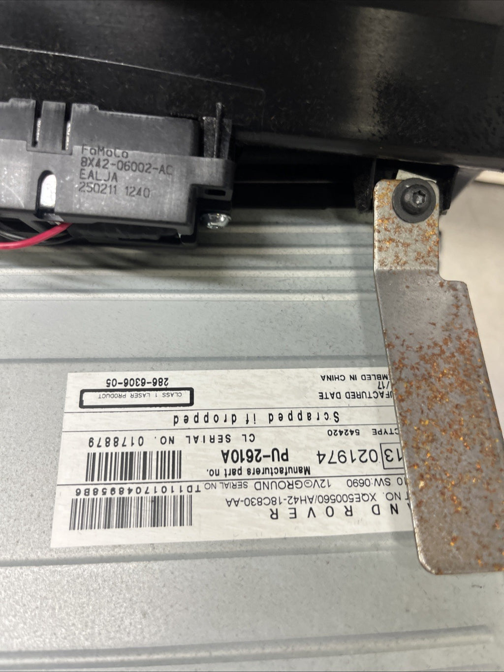 2009-12 RANGE ROVER VOGUE L322 CD CHANGER AH4218C830AA