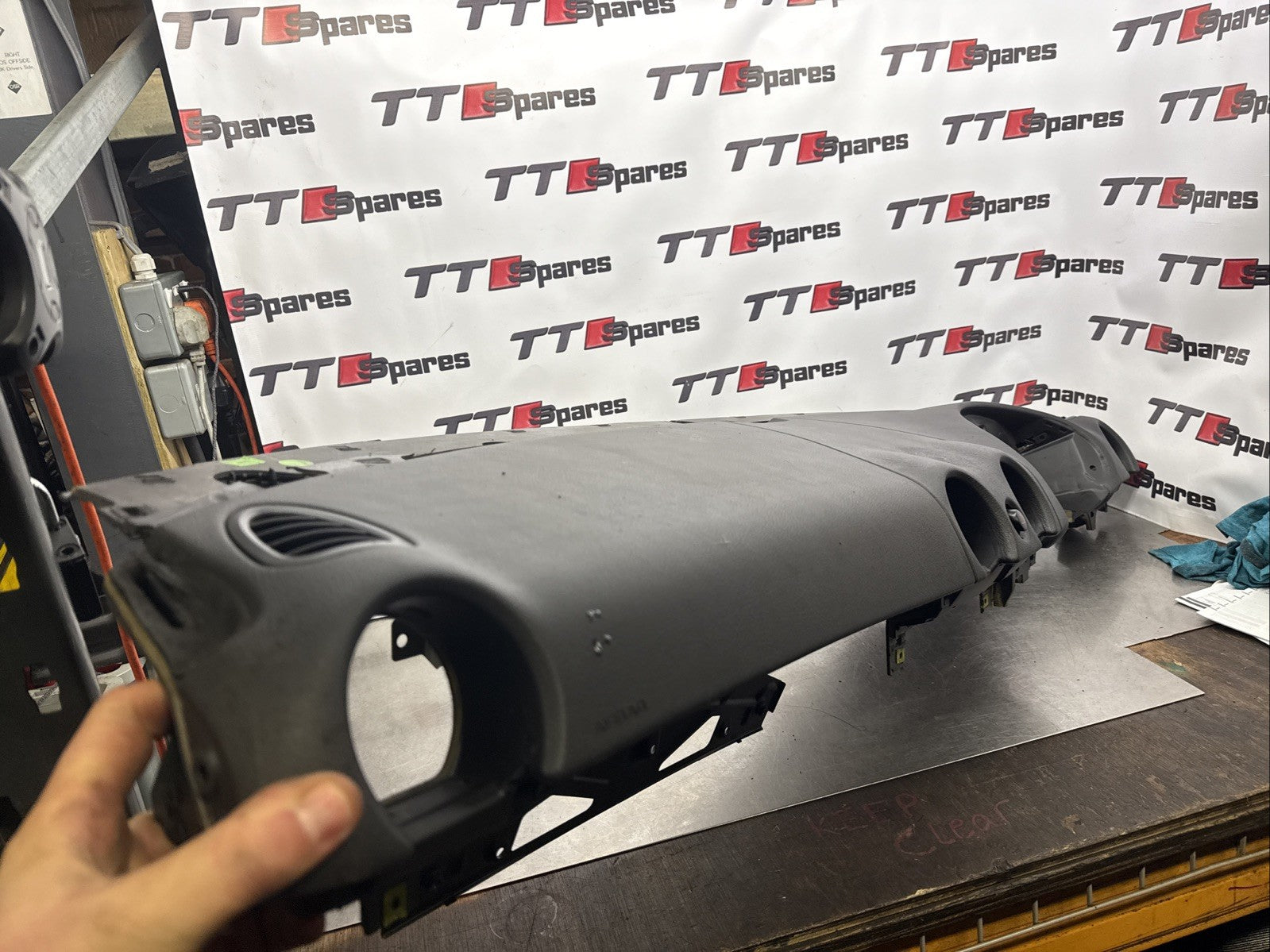 Porsche Boxster Cayman 987 Black Leather Dashboard RHD