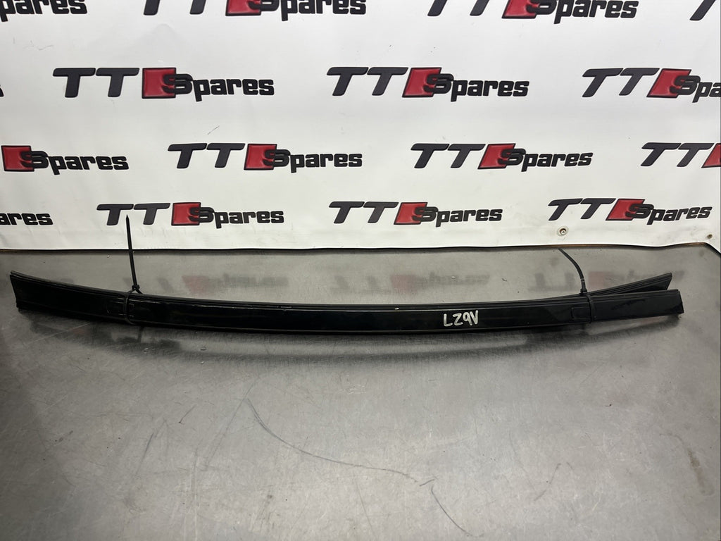AUDI TT MK1 8N 98-06 COUPE PAIR ROOF GUTTER TRIMS RAILS Black Lz9v