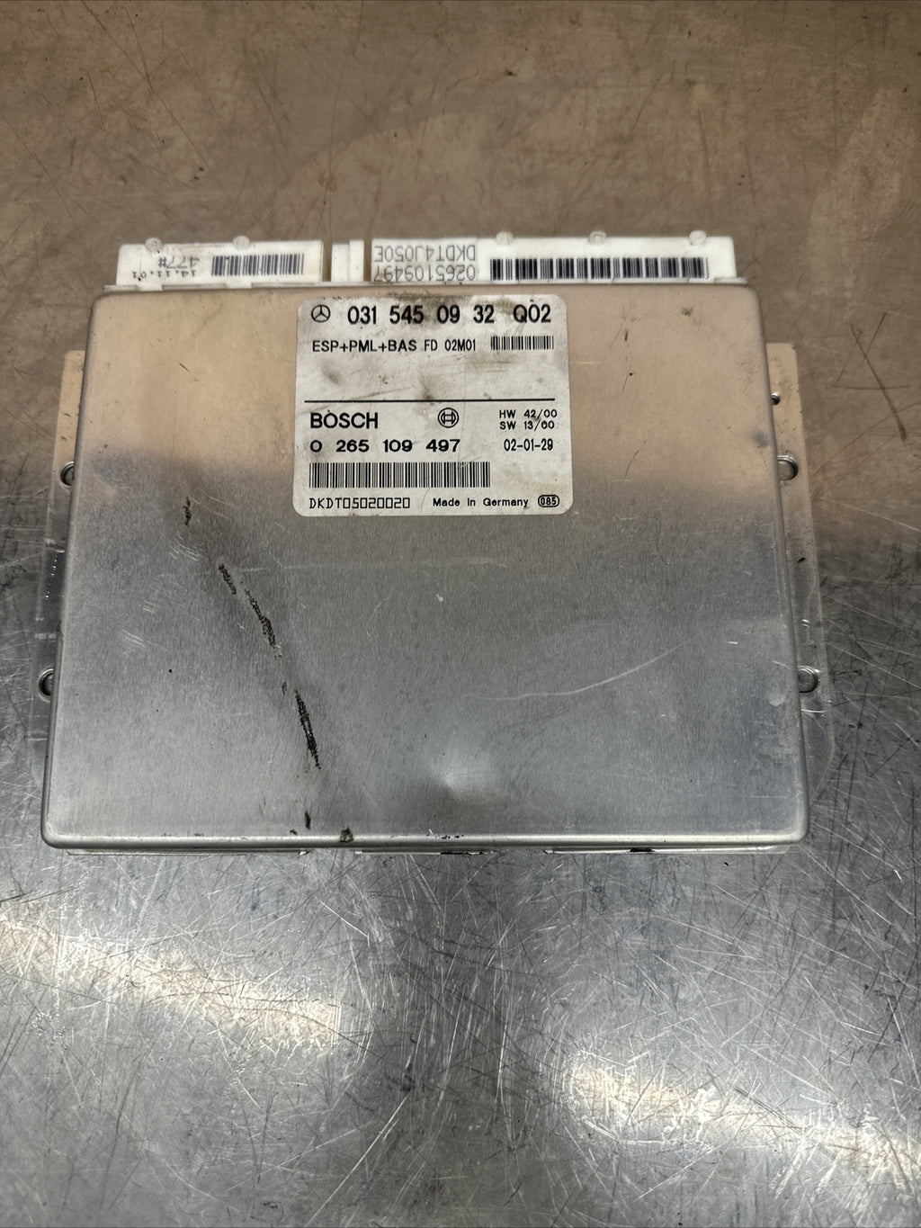 Mercedes s-class w220 1999-2005 esp control unit a0315450932