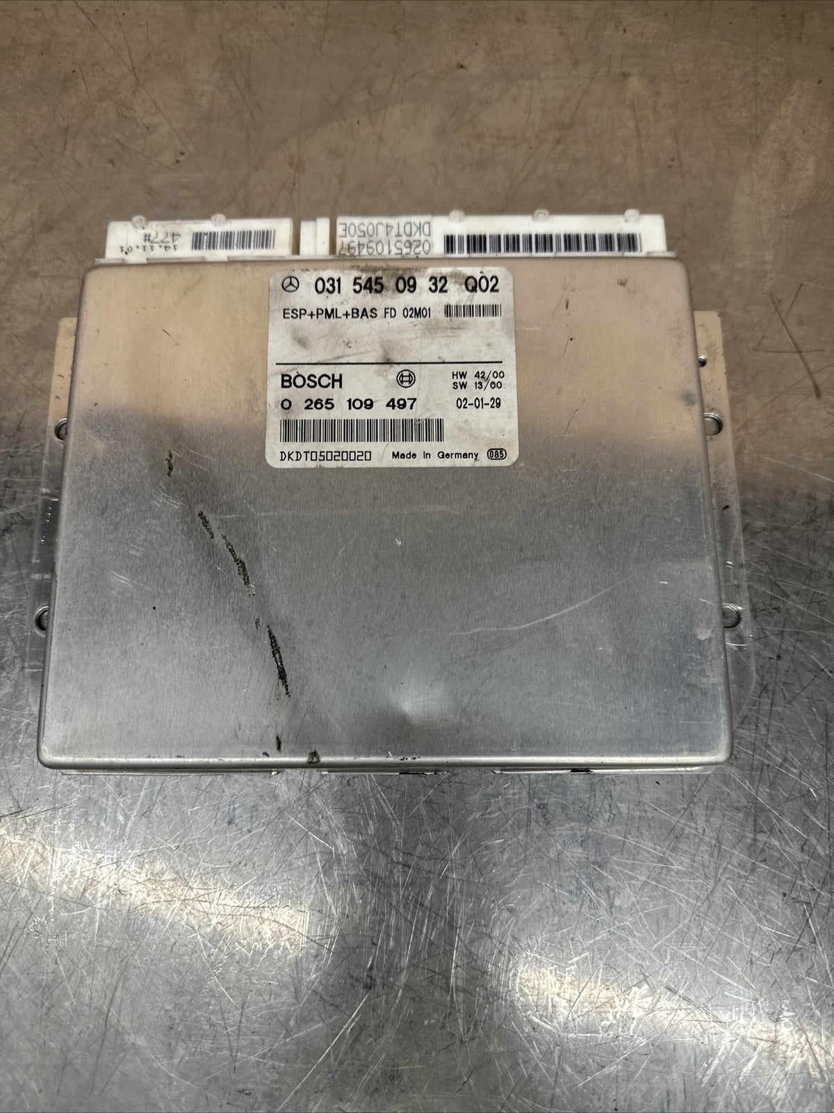 Mercedes s-class w220 1999-2005 esp control unit a0315450932