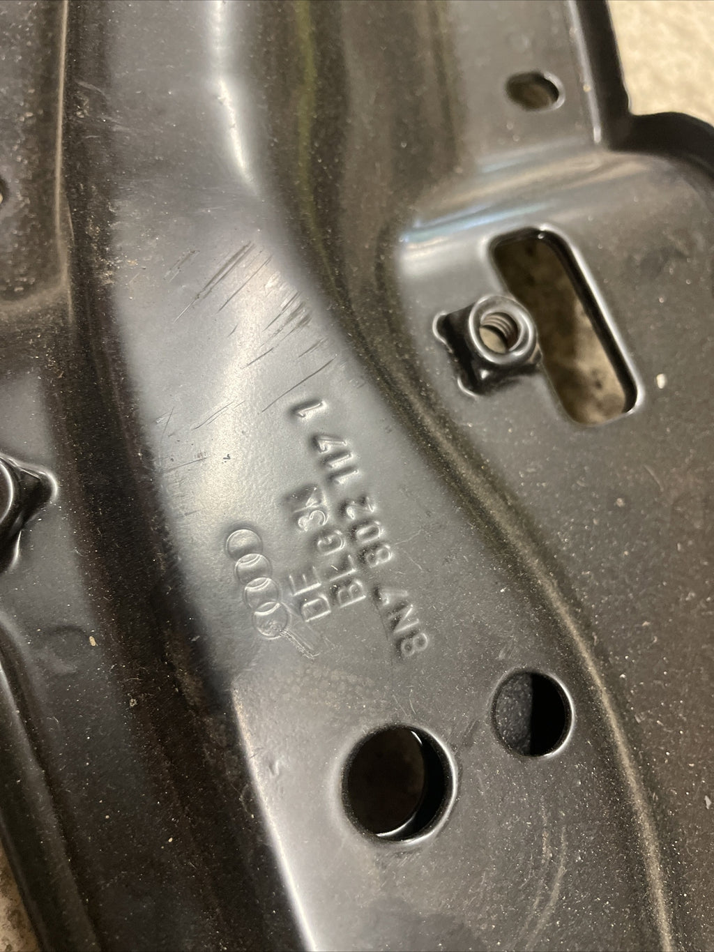 8n7802117 AUDI TT 8n FWD FULL UNDERSIDE SUPPORT SET POWDERCOATED EXHAUST MOUNT