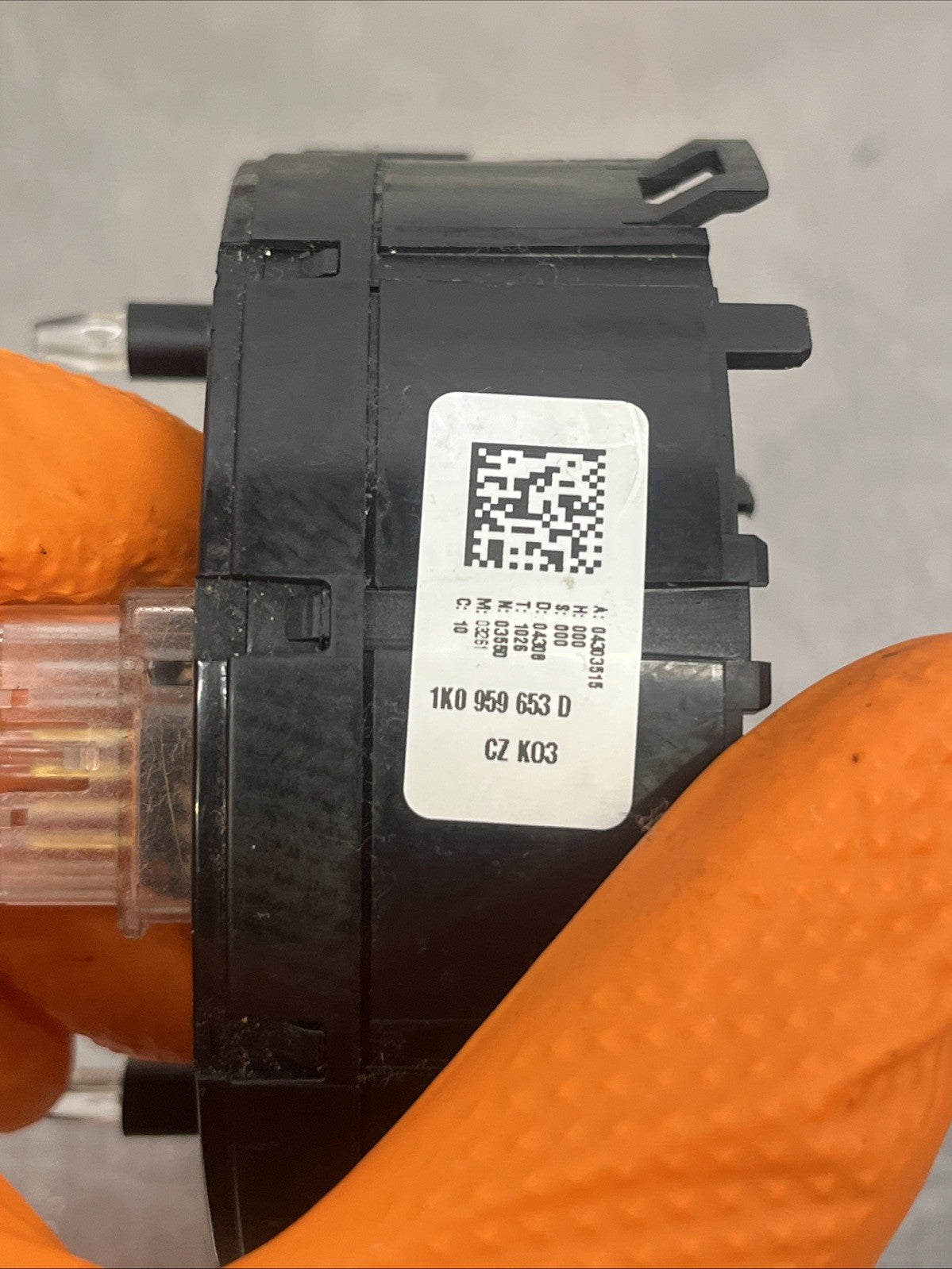 AUDI A3 8P STEERING AIRBAG SQUIB SLIP RING 1K0959653D