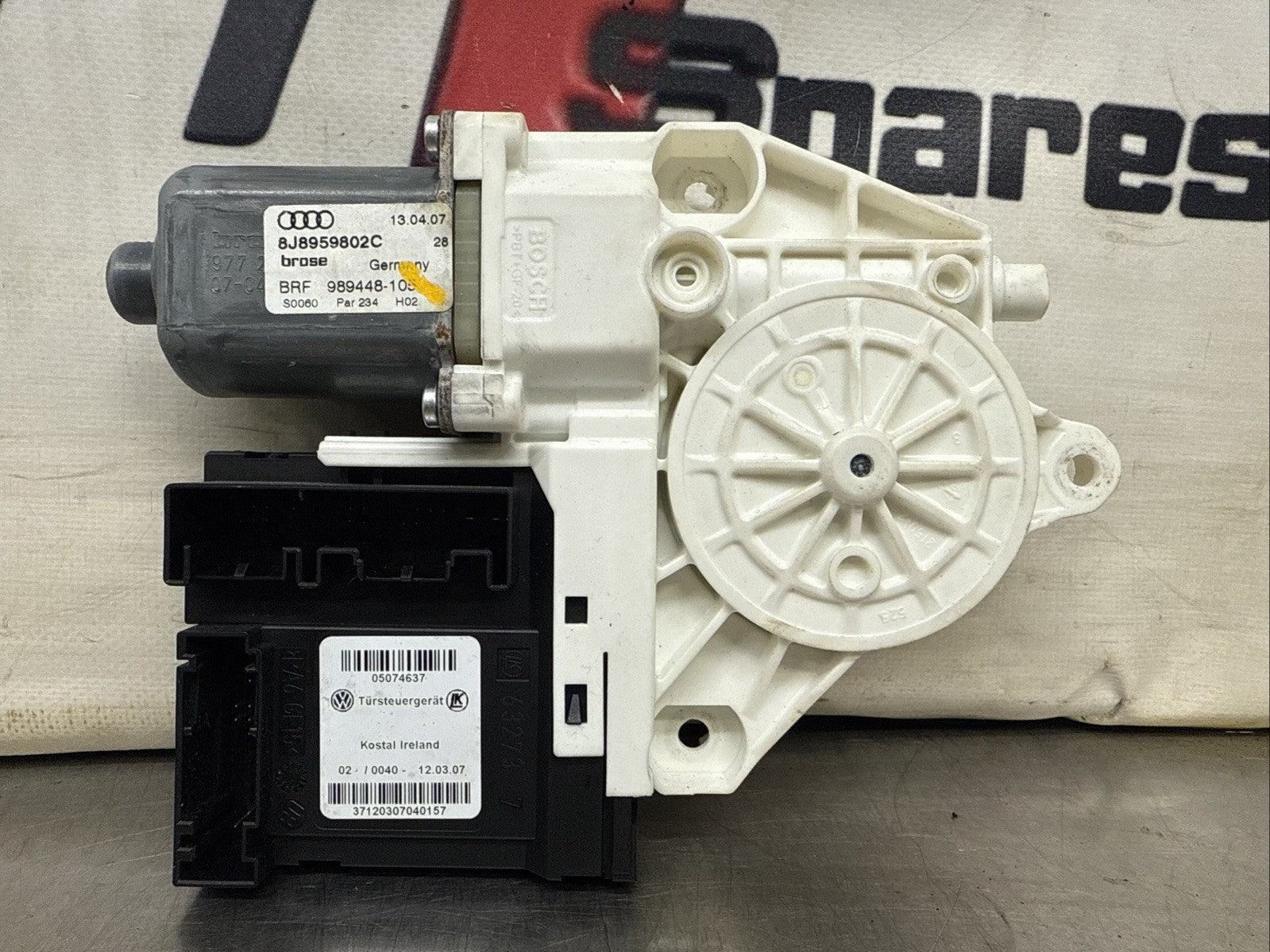 Audi TT Passenger Window Motor Nearside Mk2 06-14 8J8959802C